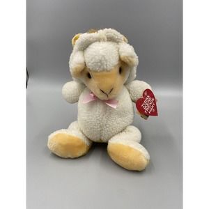 Vintage 1991 Turn Around Friends Lion Lamb Plush Stuffed Animal Mimi Miller Hart